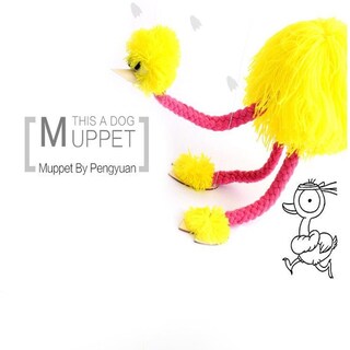 Foto 2 | Marioneta de Avestruz de Juguete Hoche Color Amarillo para Niños - Venta Internacional
