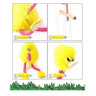 Foto 4 | Marioneta de Avestruz de Juguete Hoche Color Amarillo para Niños - Venta Internacional
