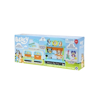 Foto 7 | Set De Juego De Madera Colorido De Puppet Theatre Bluey Con Títeres - Venta Internacional.