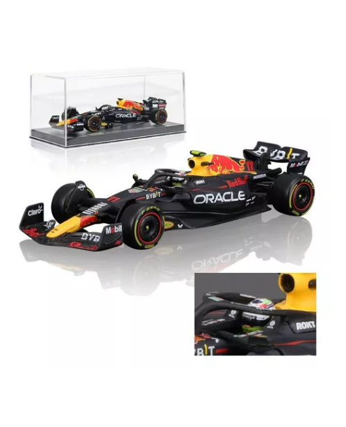 Rb19 Checo Perez Bburago 1/43 Oracle Red Bull Racing F1 Color Azul