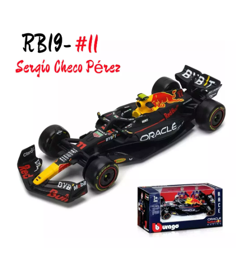 Foto 5 pulgar | Bburgao Rb19 Redbull Racing Checo Perez Formula Edición 1/43 Color Azul Marino