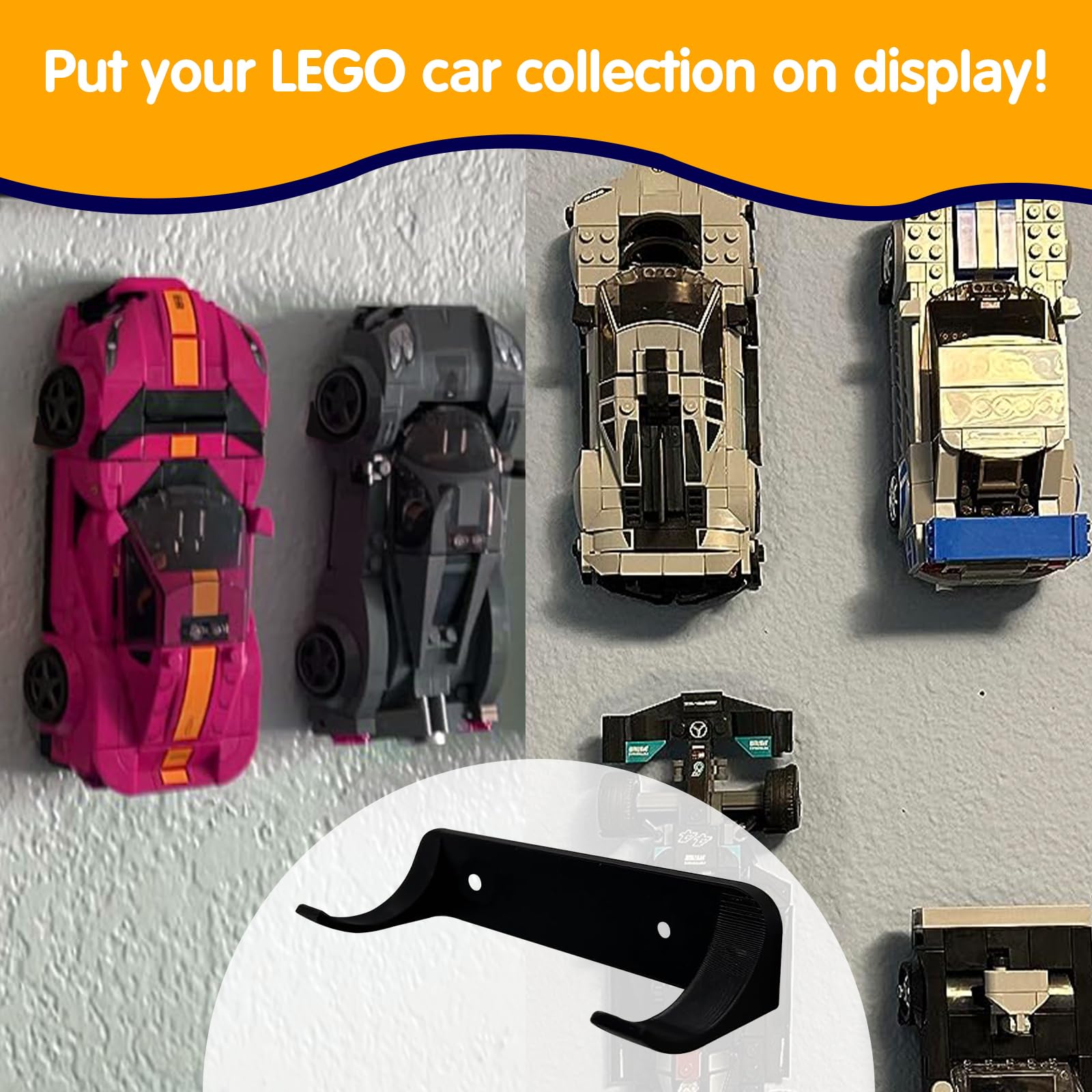 Foto 5 | Expositor Vertical Con Ruedas Sobre Pared Para Coche, Paquete De 20 - Venta Internacional.