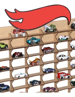 Foto 3 | Exhibidor De Carritos Hot Wheels 108 Carritos + Gratis Termo Güish De Regalo