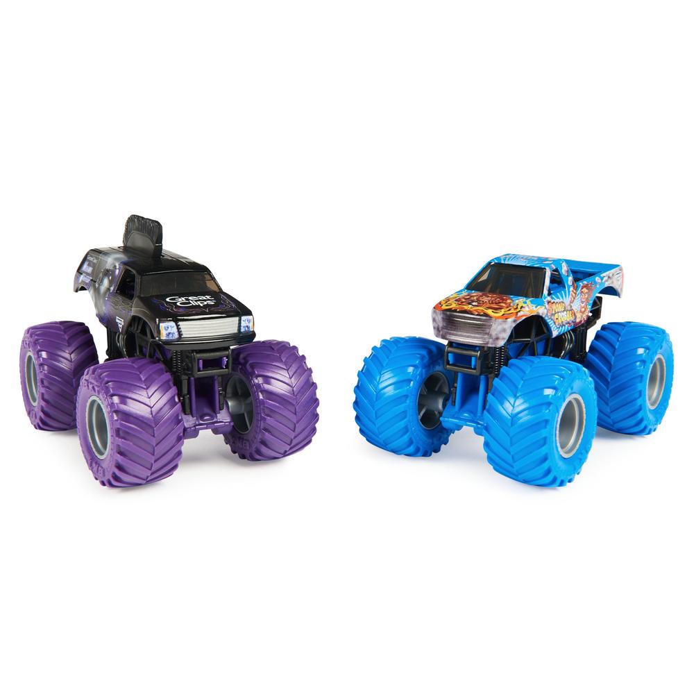 Foto 3 pulgar | Monster Jam: Mohawk Warrior Vs Stone Crusher Escala 1/64 2 Pack