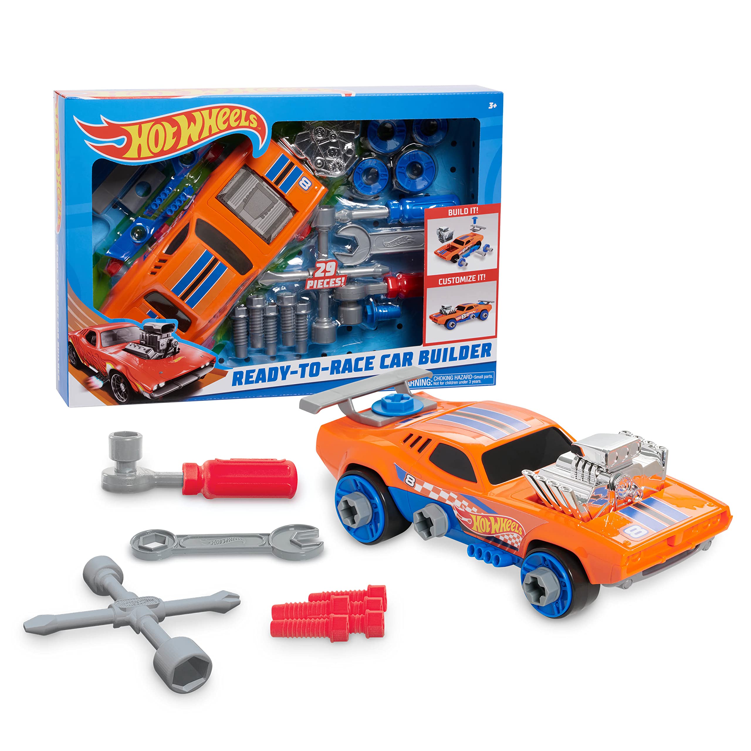 Set De Construcción De Coches Toy Hot Wheels Rodger Dodger Con 25 Piezas - Venta Internacional.