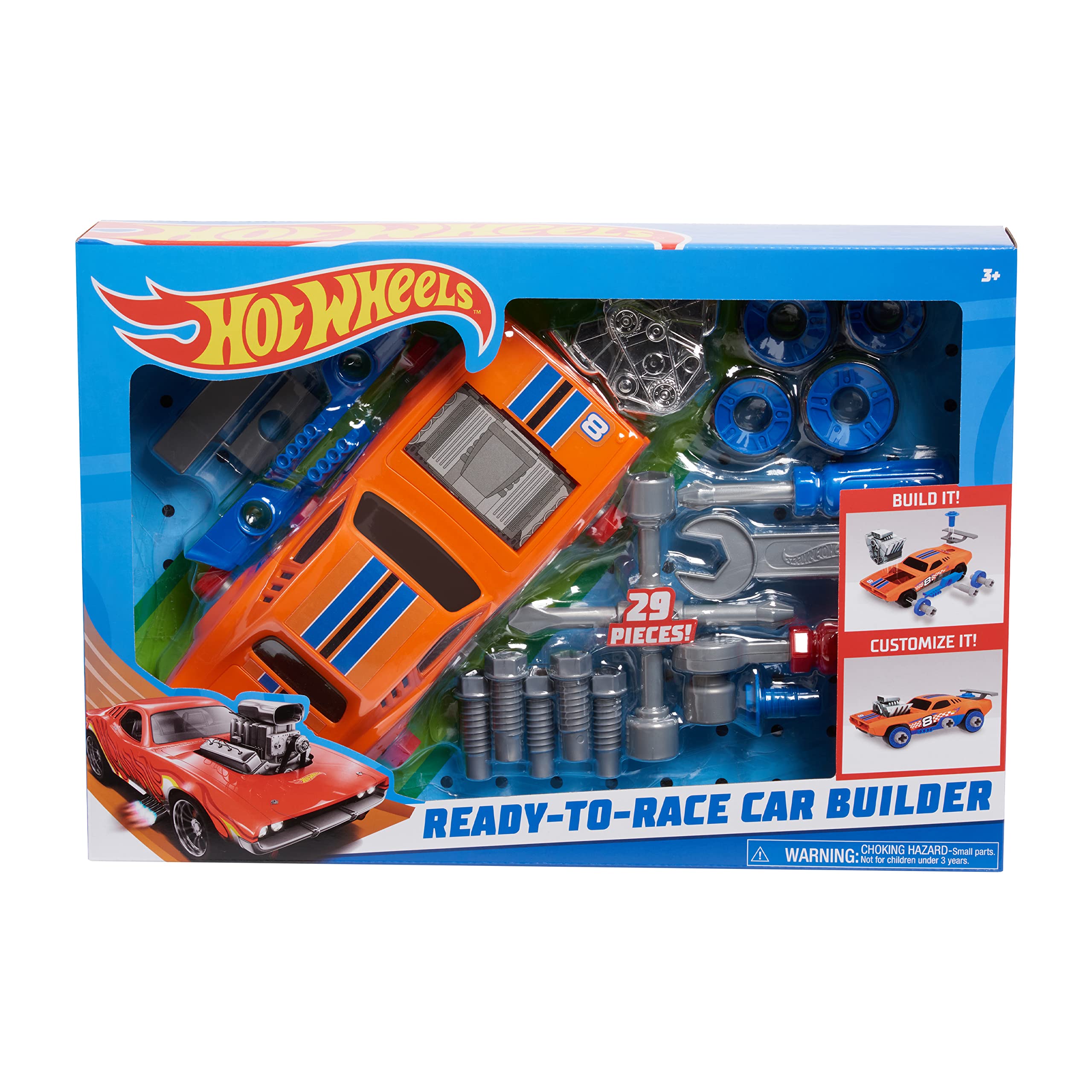 Foto 6 pulgar | Set De Construcción De Coches Toy Hot Wheels Rodger Dodger Con 25 Piezas - Venta Internacional.