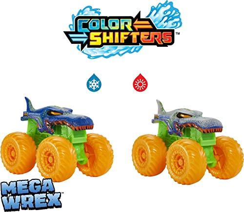 Foto 4 pulgar | Venta Internacional- Carros de Juguete Hot Wheels Monster Trucks Color Reveal paquete de 2