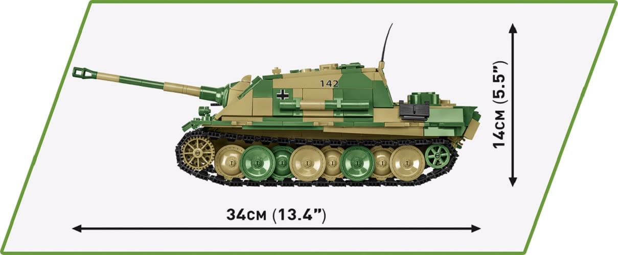 Foto 4 pulgar | Tanque Jagdpanther De La Colección Histórica Toy Cobi Sd.kfz. 173- Venta Internacional