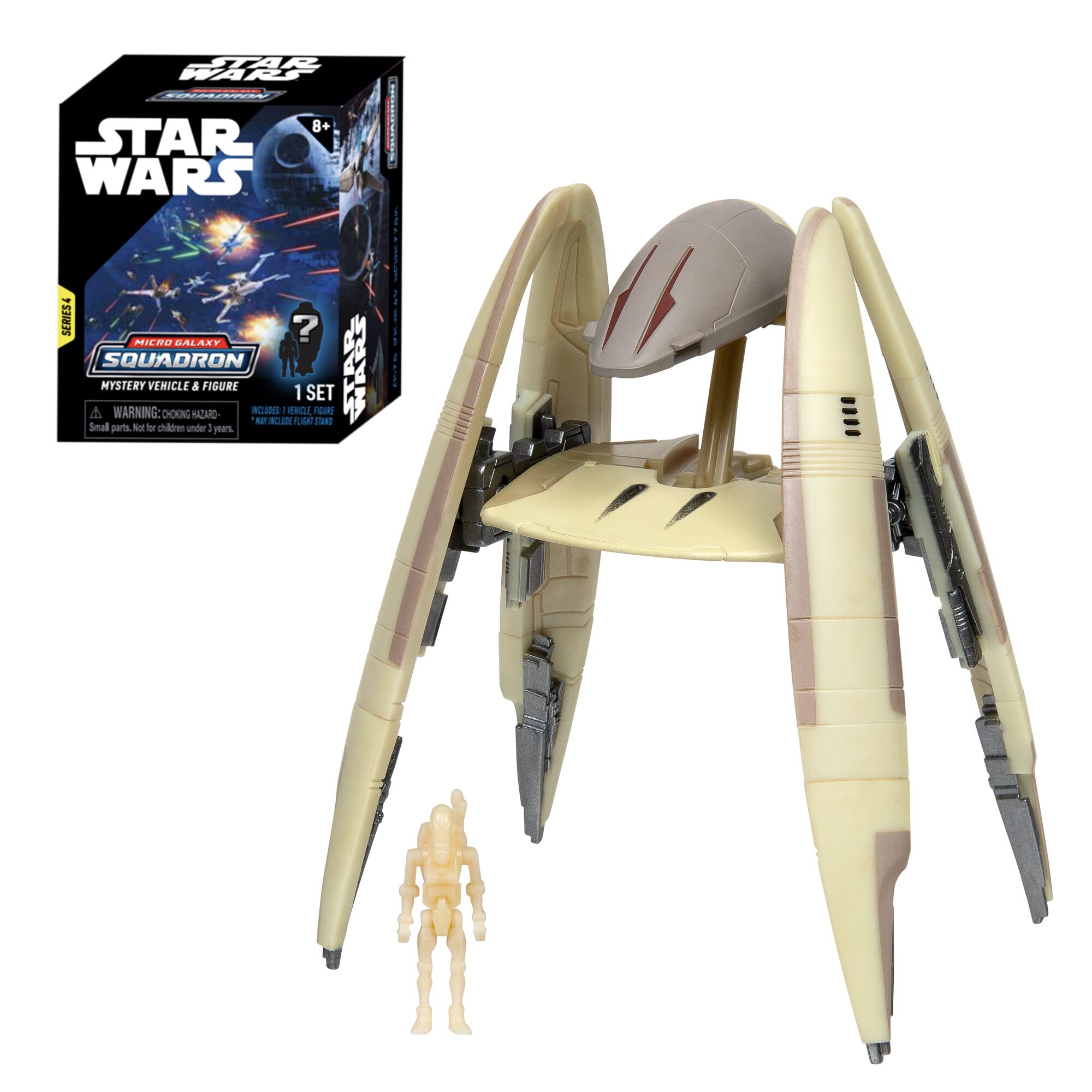 Paquete De Droides Toy Star Wars Micro Galaxy Squadron Vulture - Venta Internacional.