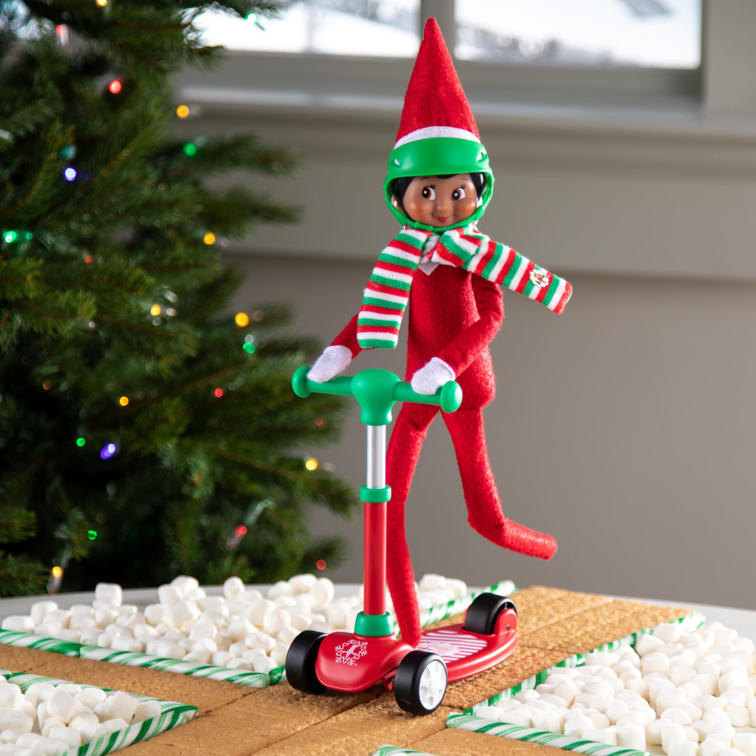 Foto 4 pulgar | Scooter Prop The Elf On The Shelf Stand Scooot Para El Tonto Elfo Navideño - Venta Internacional.