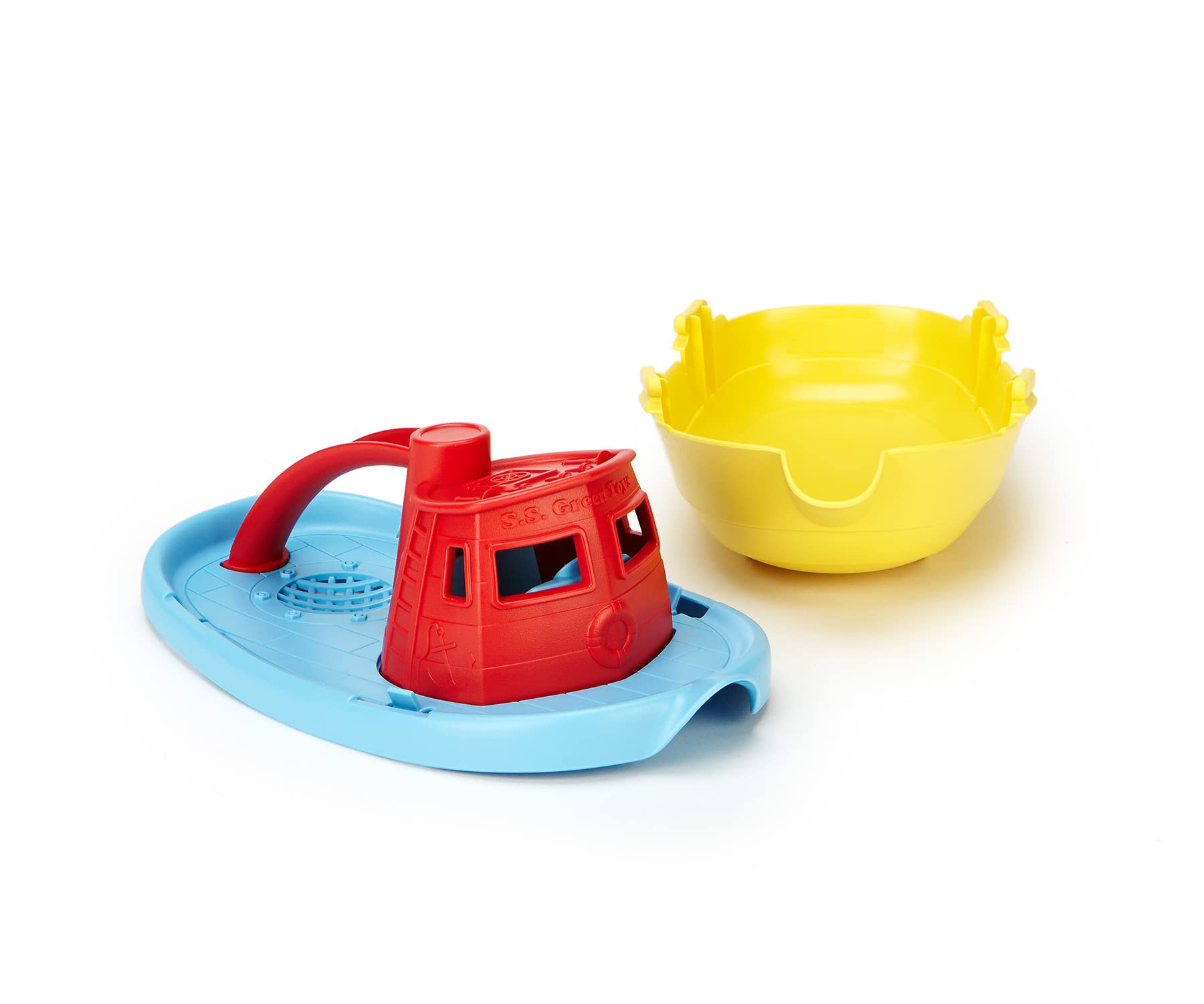 Foto 4 pulgar | Tug Boat Green Toys Cb3 Fabricado En Ee. Uu., Color Rojo - Venta Internacional.