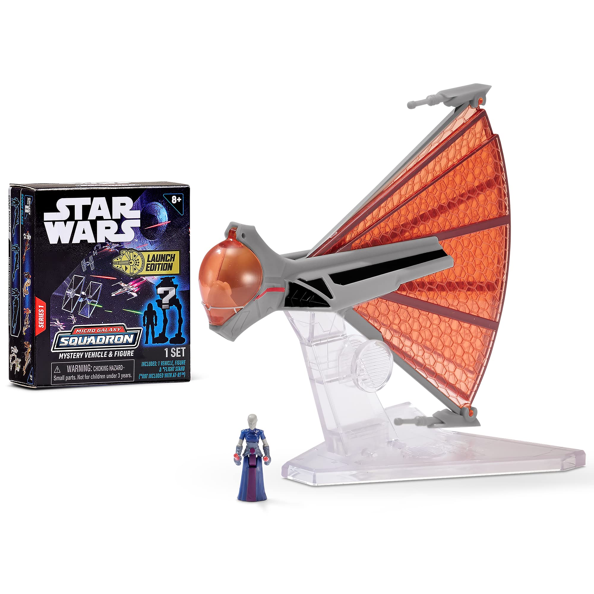 Foto 2 pulgar | Paquete Misterioso Ginivex Starfighter De Toy Star Wars Micro Galaxy Squadron Asajj Ventress - Venta Internacional.