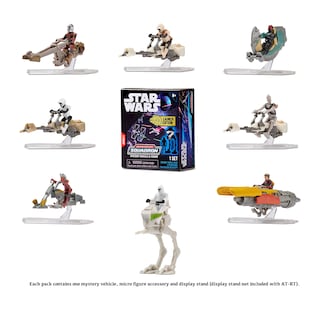 Foto 2 | Paquete Misterioso Ginivex Starfighter De Toy Star Wars Micro Galaxy Squadron Asajj Ventress - Venta Internacional.