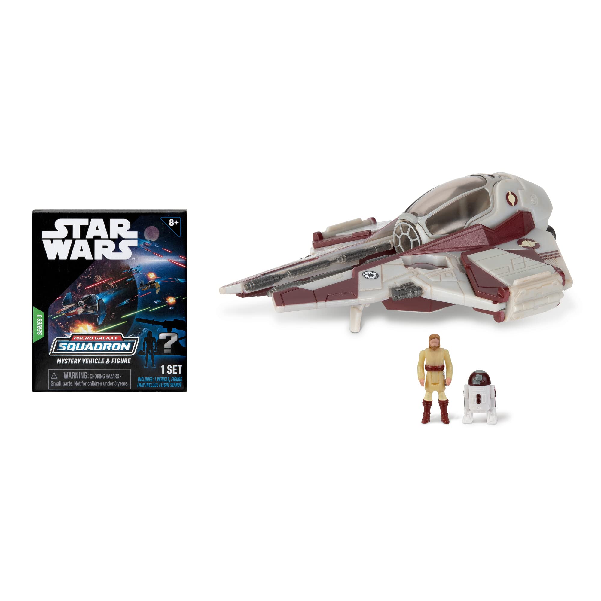 Paquete Misterioso Del Jedi Interceptor Interceptor De Toy Star Wars Micro Galaxy Squadron Obi-wan Kenobi - Vent