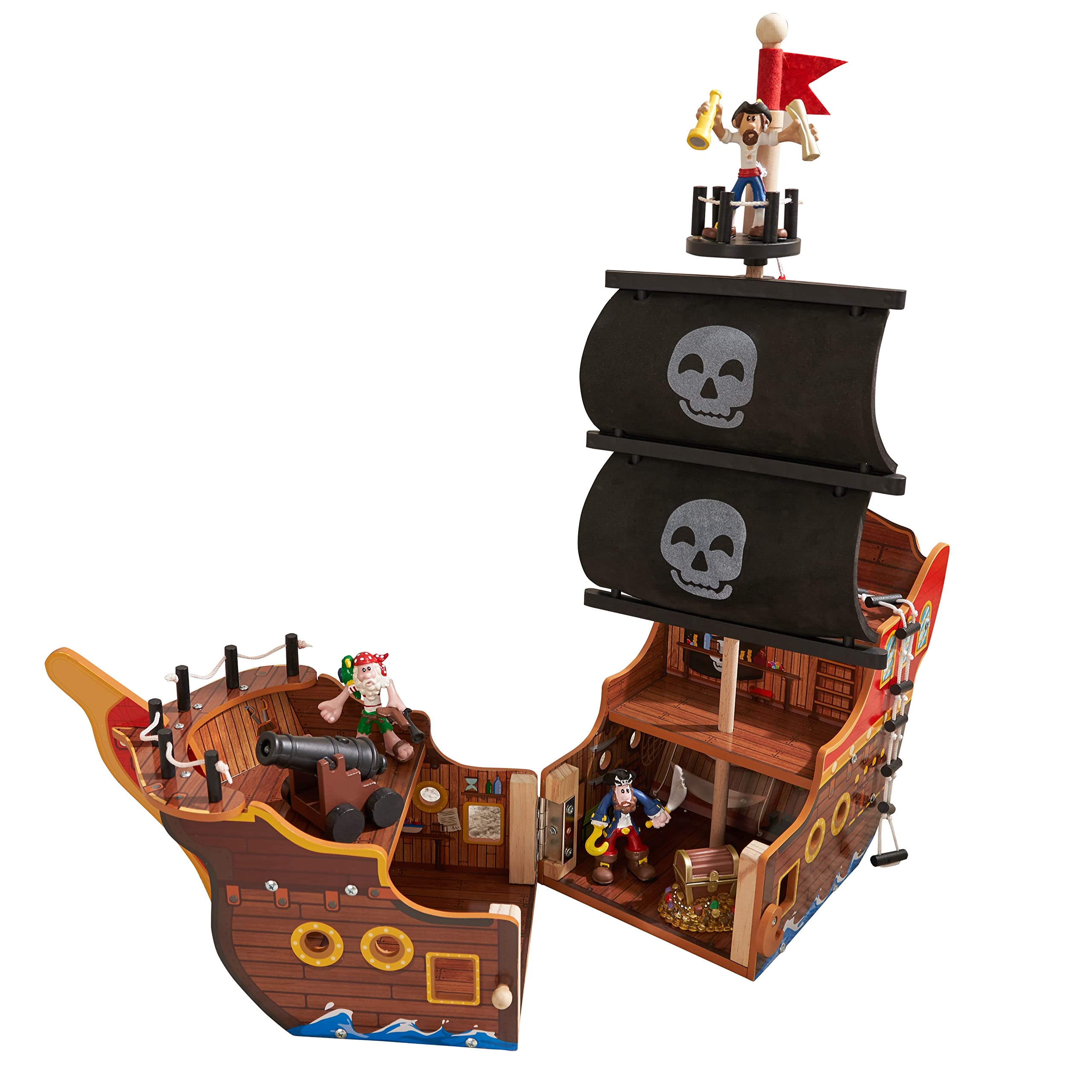 Set De Juego Pirate Ship Kidkraft Adventure Bound™ Wooden 3+ - Venta Internacional.