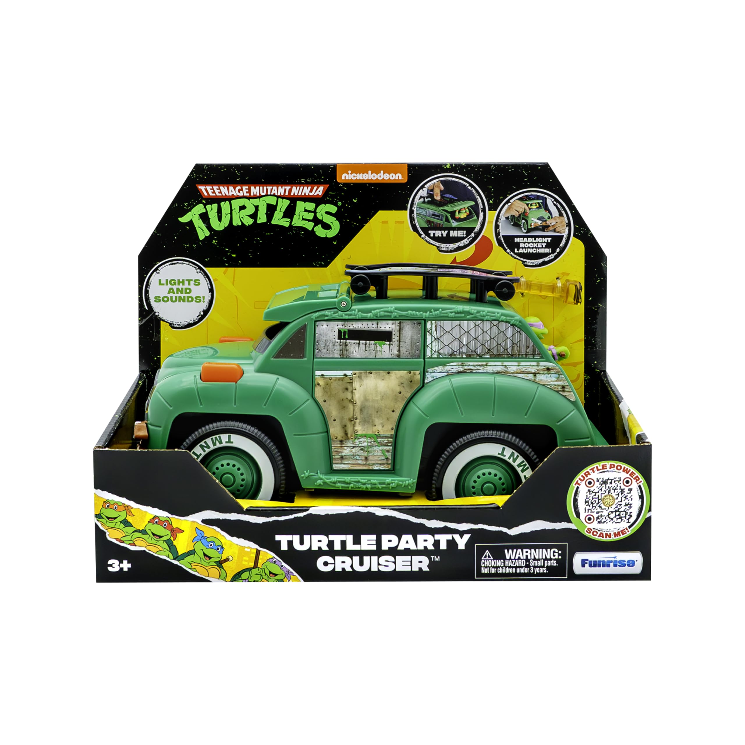 Foto 6 pulgar | Carro de Juguete Teenage Mutant Ninja Turtles con Luces-Venta Internacional