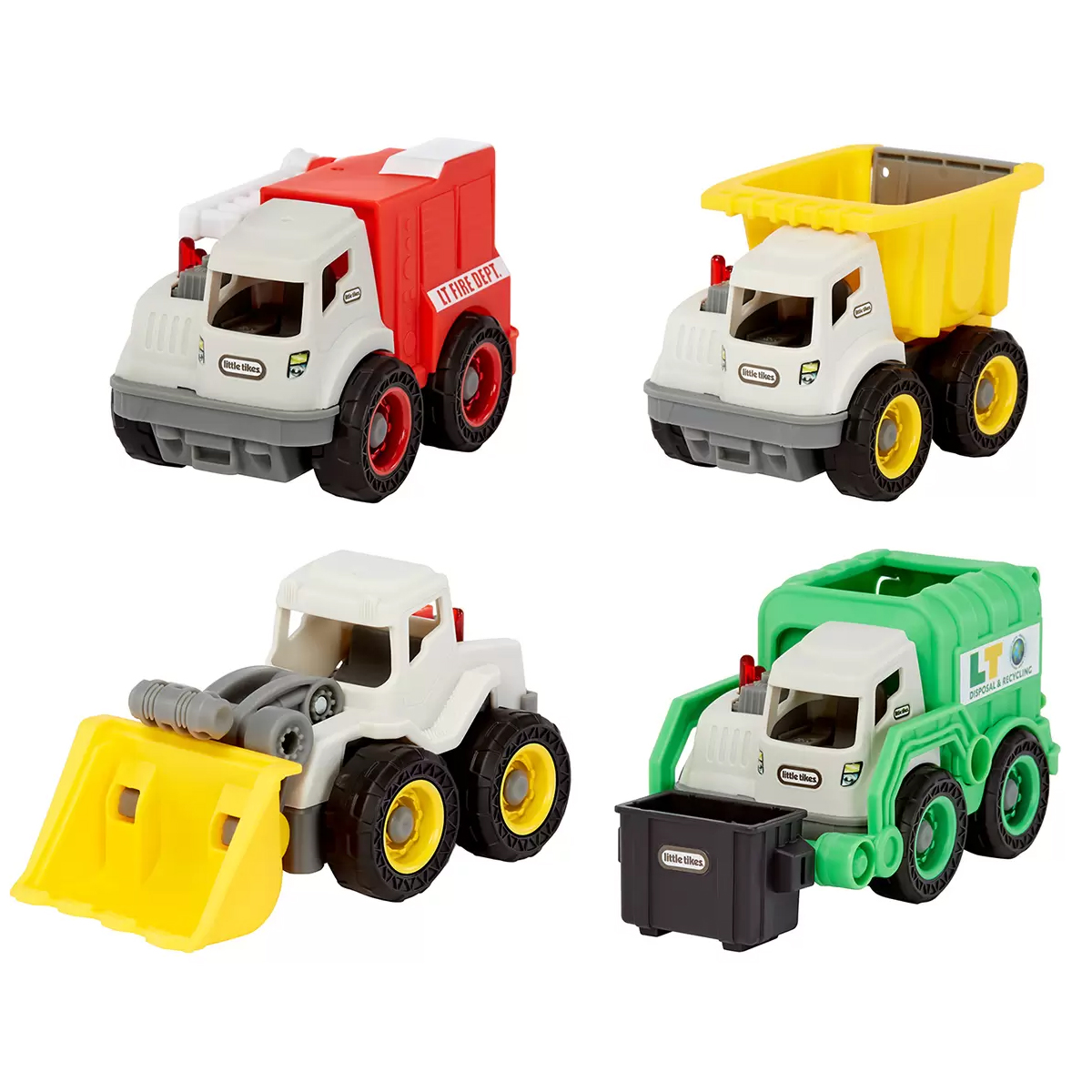 Camiones Construcción Miniatura Littletikes Dirtdiggers 4pz