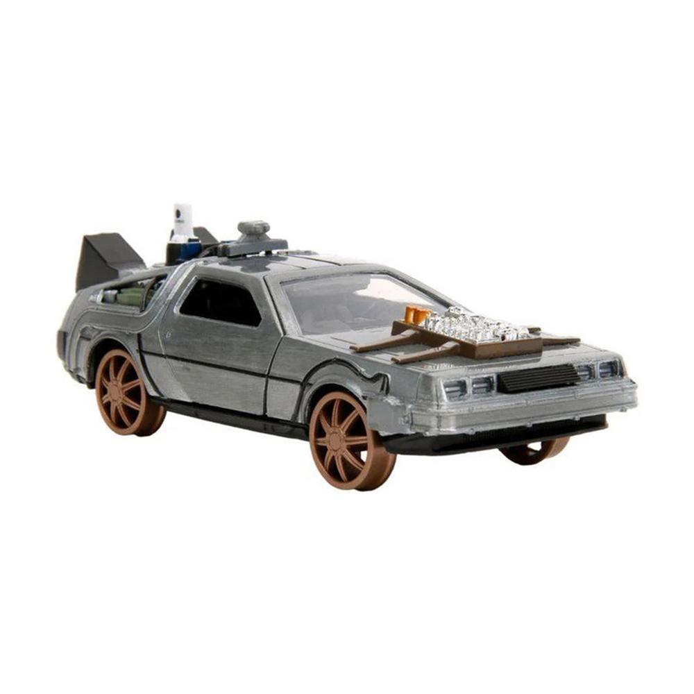 Vehículo Jada Toys Delorean 3 Escala 1:32 Volver al Futuro