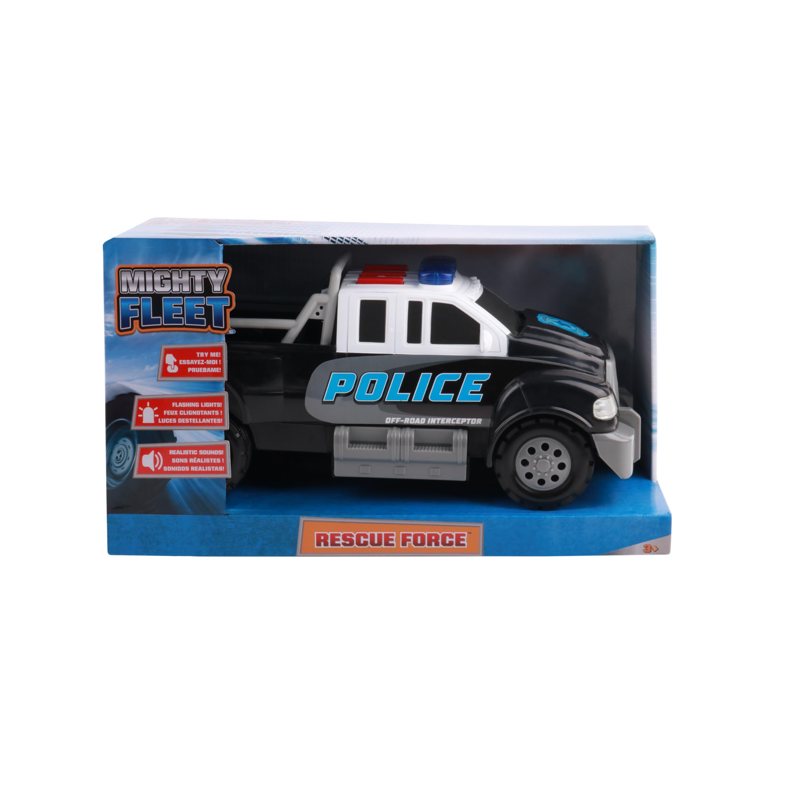 Foto 6 pulgar | Camioneta Toy Police Mighty Fleet Rescue Force 12+ - Venta Internacional.