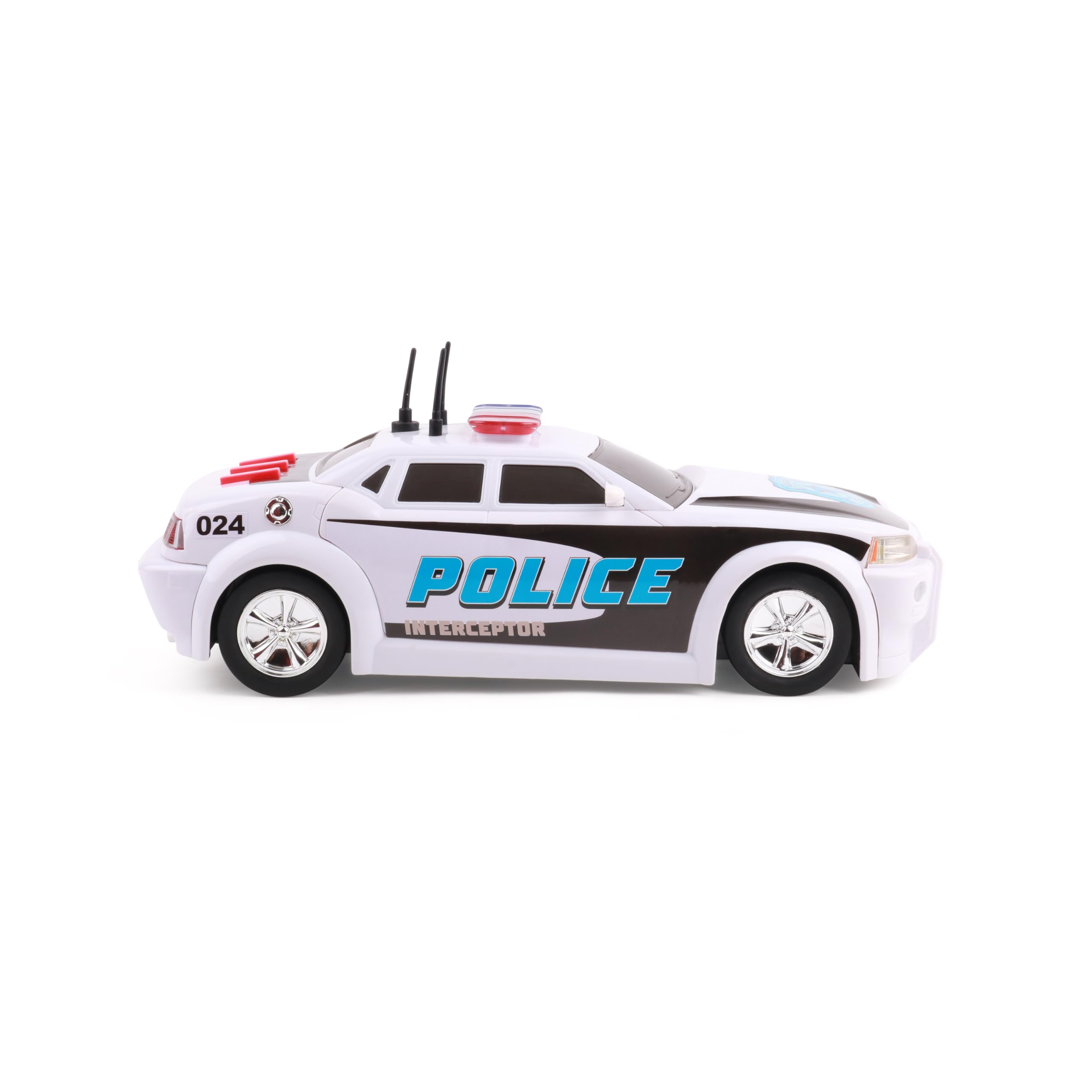 Foto 2 pulgar | Toy Police Cruiser Mighty Fleet Rescue Force 12 Con Luces Y Sonido - Venta Internacional.