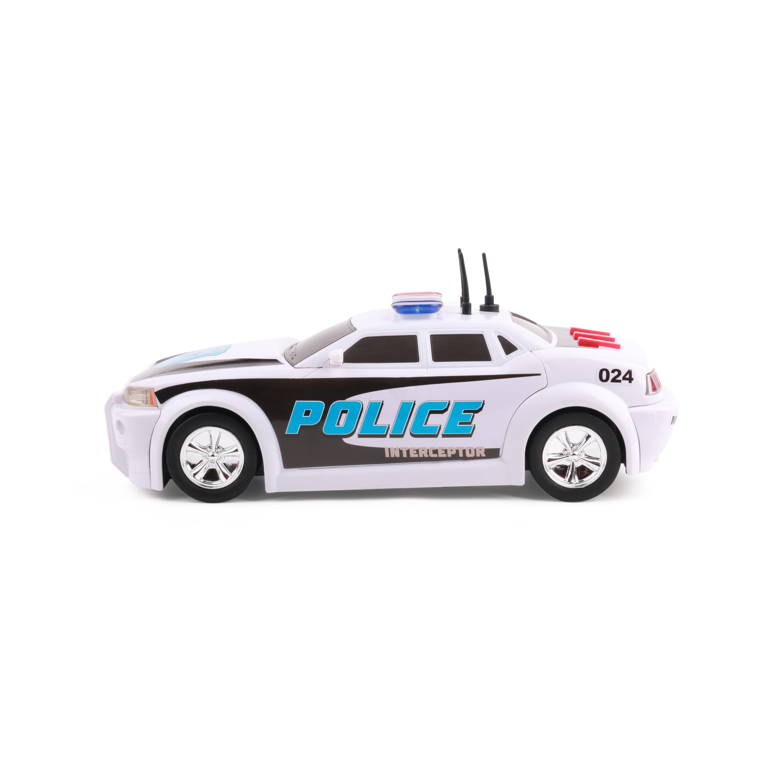 Foto 4 pulgar | Toy Police Cruiser Mighty Fleet Rescue Force 12 Con Luces Y Sonido - Venta Internacional.