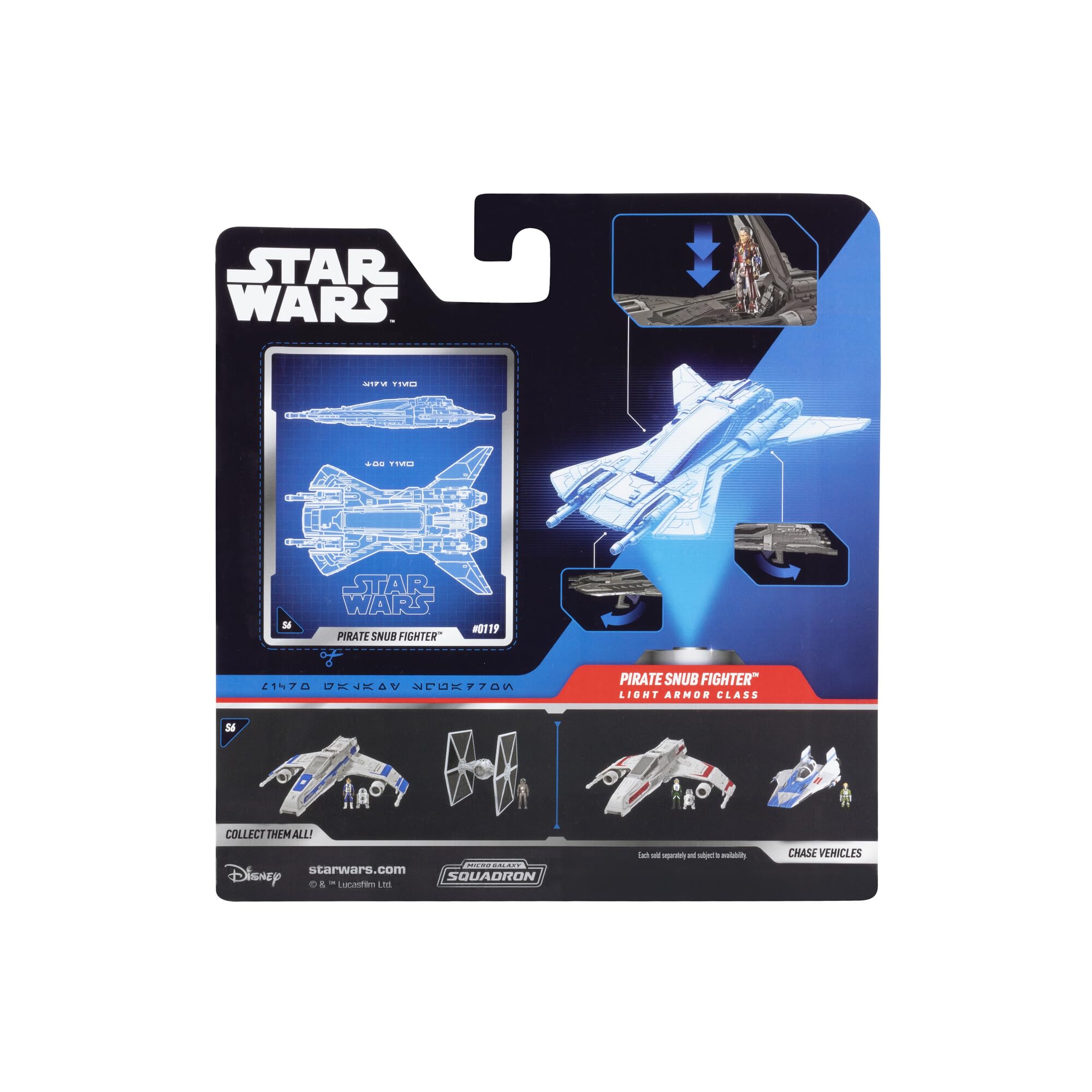 Foto 5 pulgar | Toy Star Wars Micro Galaxy Squadron Pirate Fighter Bund - Venta Internacional.