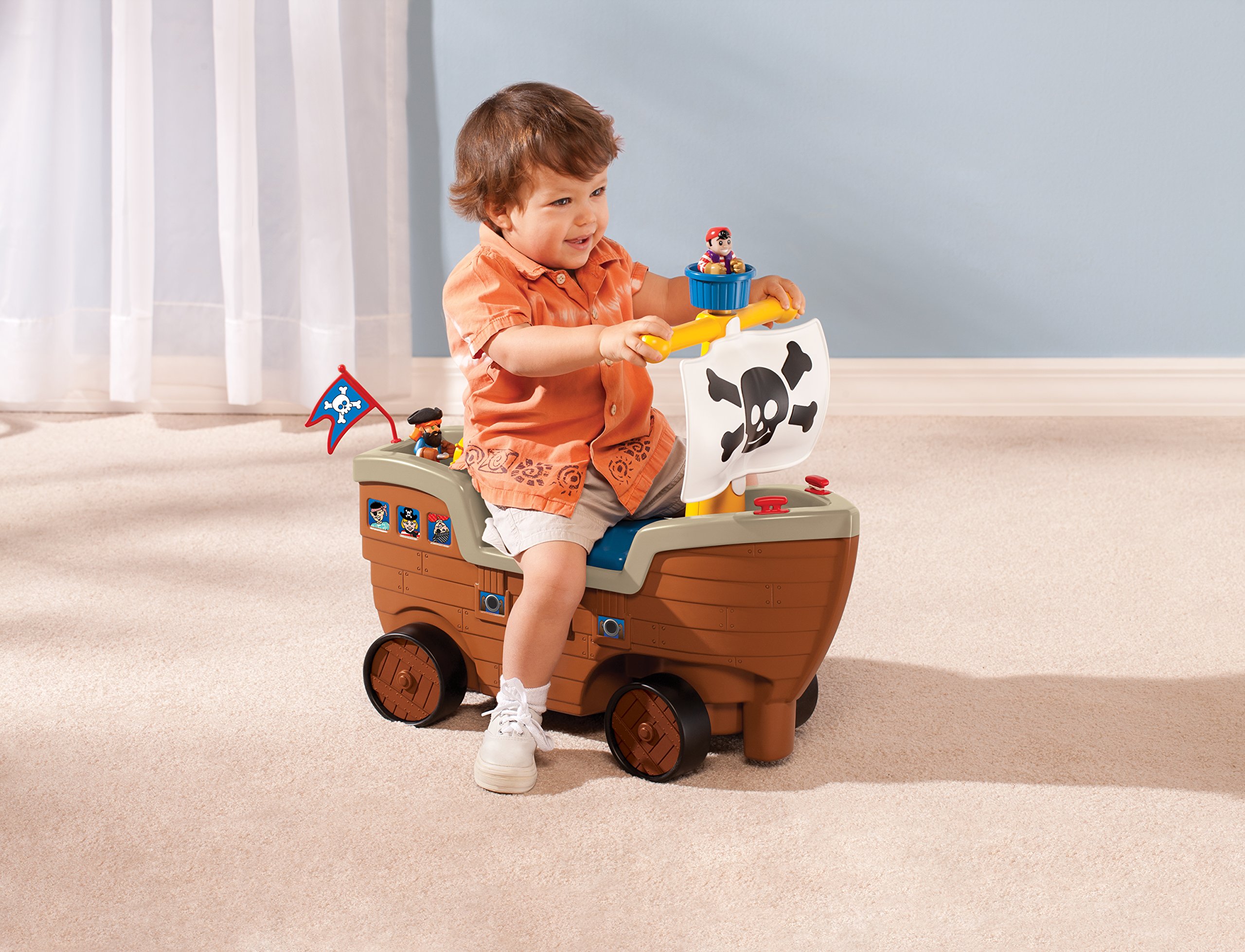 Foto 3 pulgar | Barco Pirata De Juguete Ride-on Little Tikes 2 En 1 Con Almacenamiento De Más De 18 M - Venta Internacional