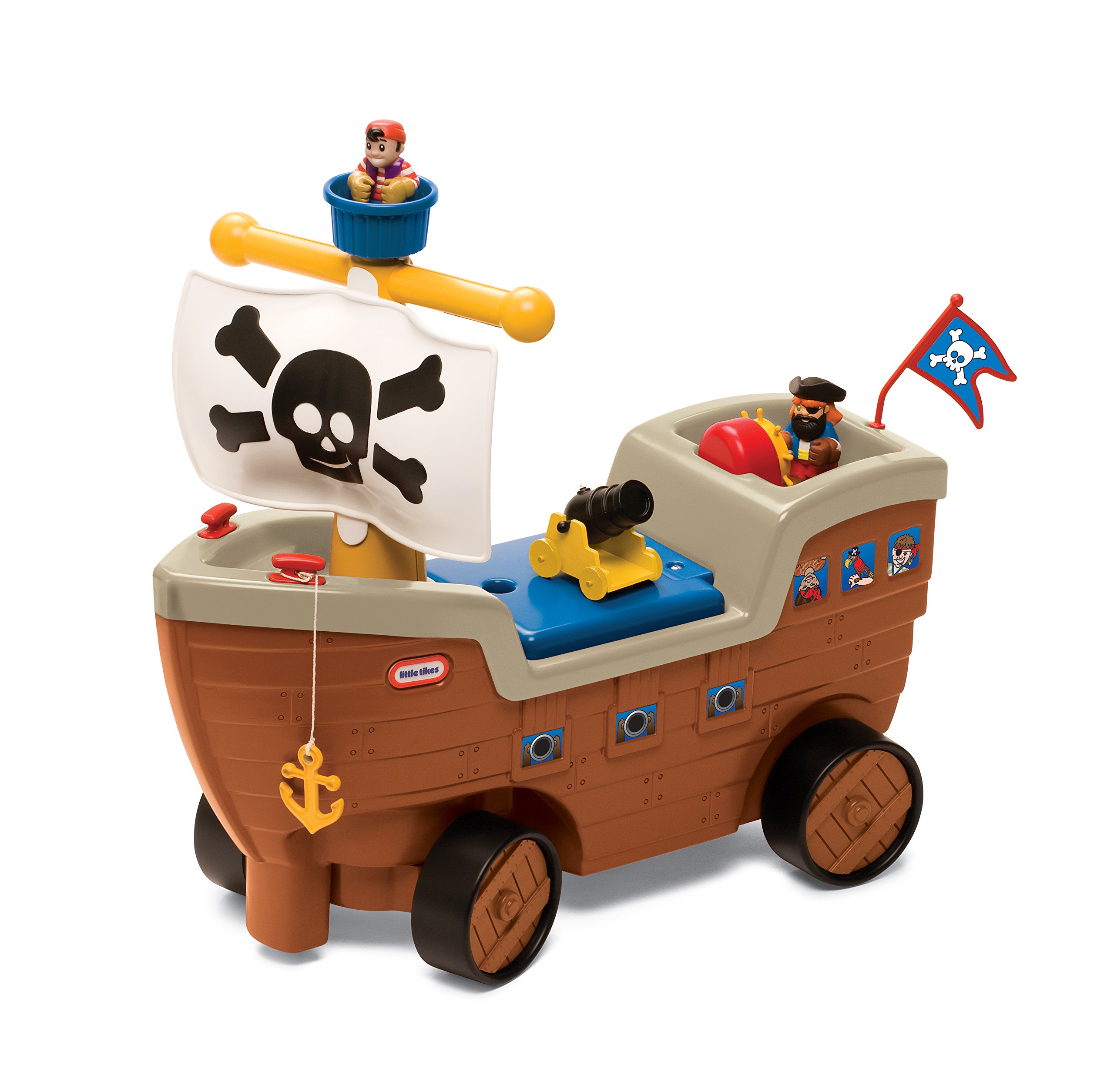 Foto 6 pulgar | Barco Pirata De Juguete Ride-on Little Tikes 2 En 1 Con Almacenamiento De Más De 18 M - Venta Internacional