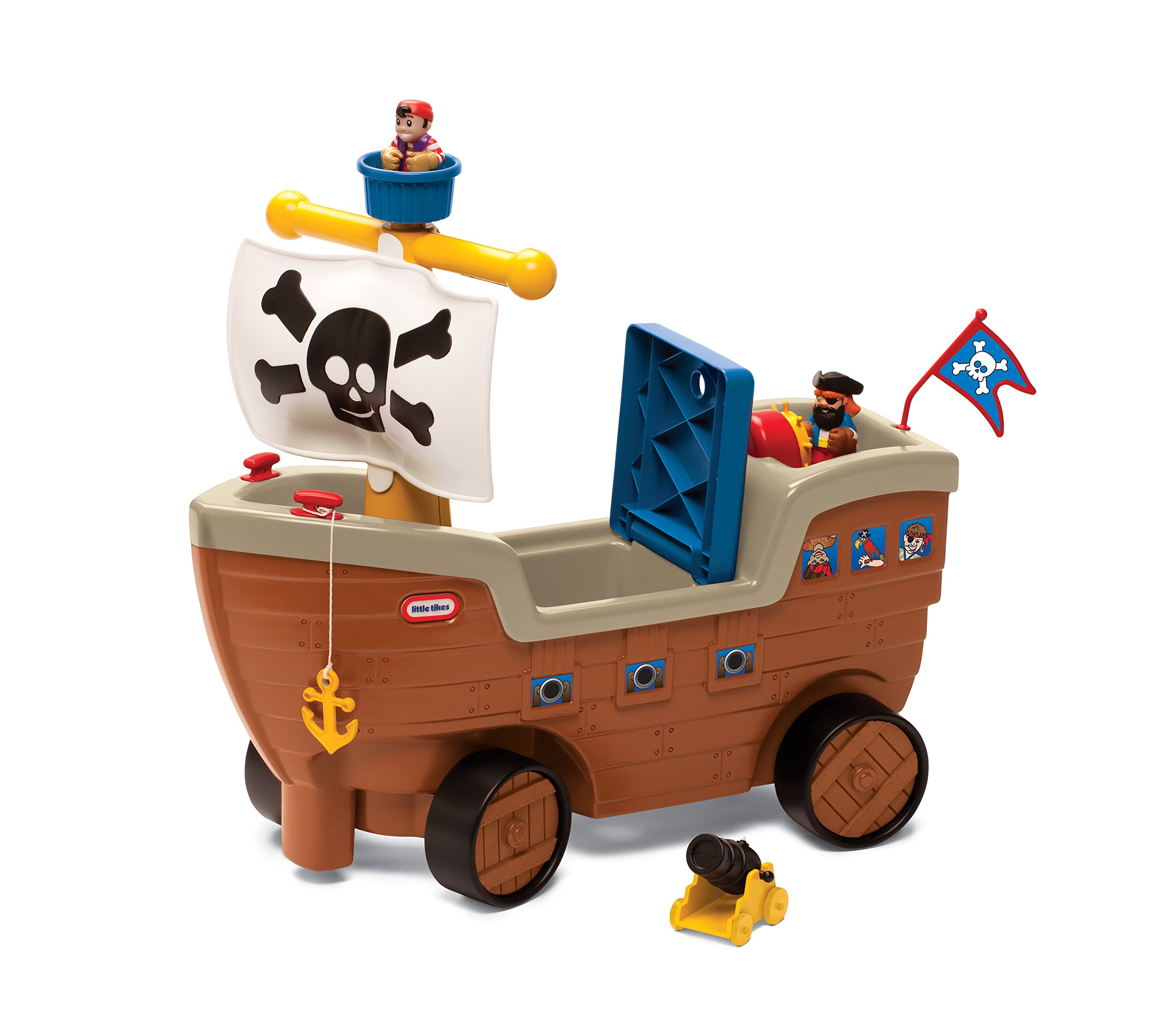 Foto 7 pulgar | Barco Pirata De Juguete Ride-on Little Tikes 2 En 1 Con Almacenamiento De Más De 18 M - Venta Internacional