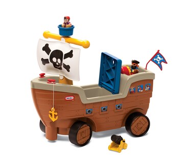 Foto 6 | Barco Pirata De Juguete Ride-on Little Tikes 2 En 1 Con Almacenamiento De Más De 18 M - Venta Internacional