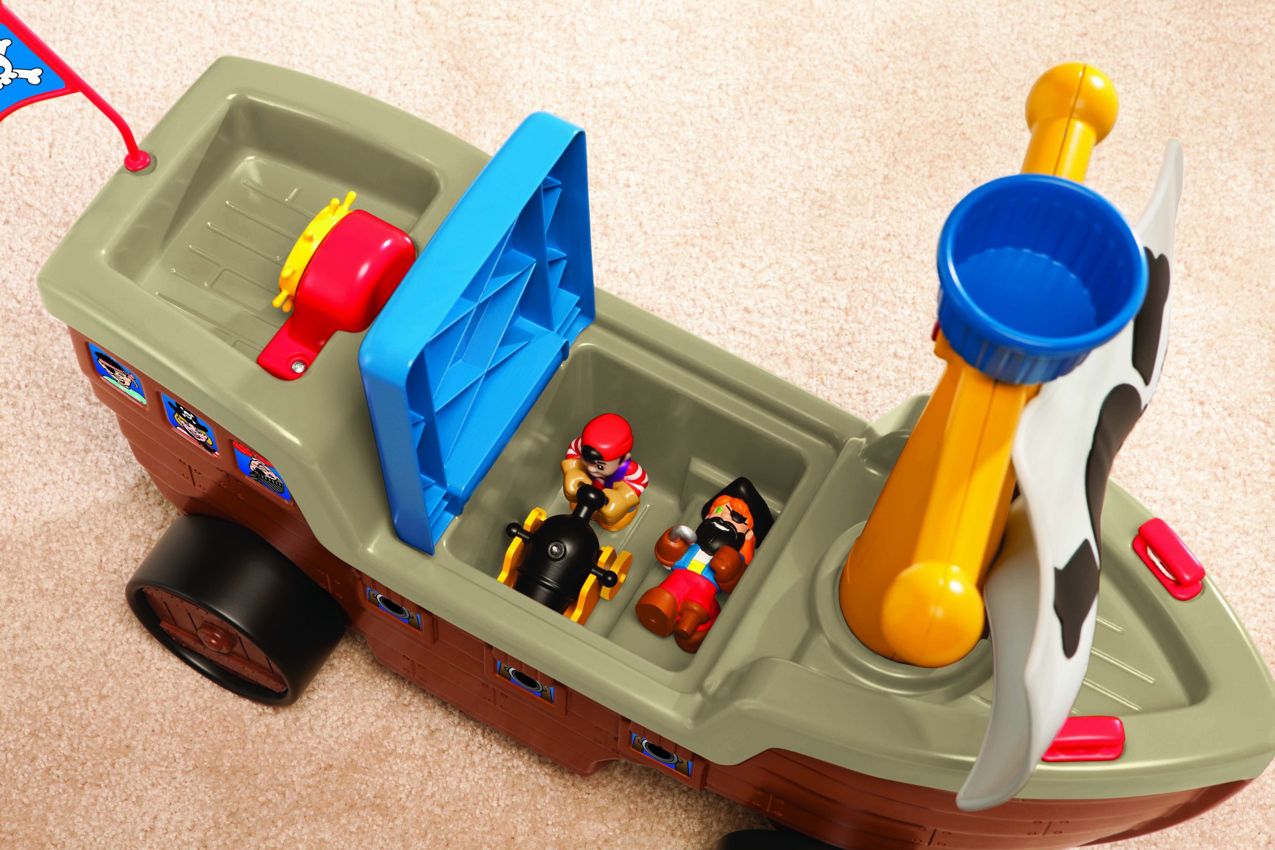 Foto 8 pulgar | Barco Pirata De Juguete Ride-on Little Tikes 2 En 1 Con Almacenamiento De Más De 18 M - Venta Internacional