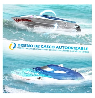Foto 5 | Barco de Juguete con Control Remoto Azul para Niños