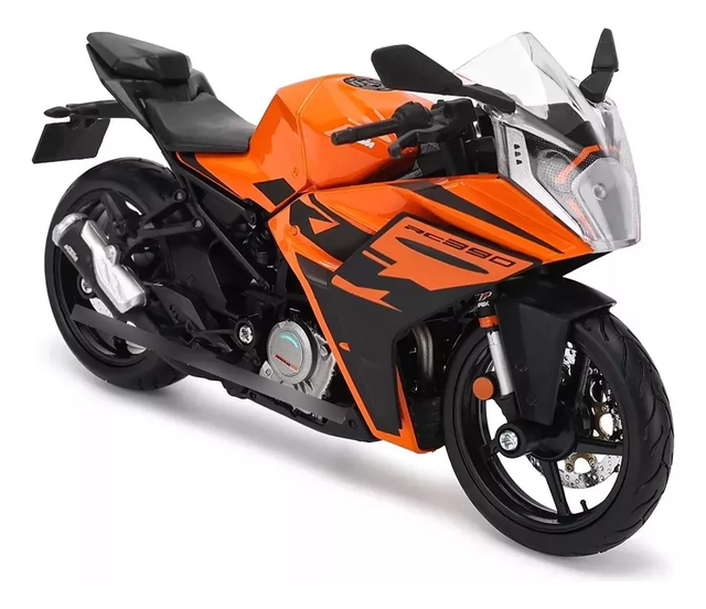 Foto 3 pulgar | Motocicleta Maisto Special Edition A Escala 1:12 Mc Ktm Rc390 Naranja