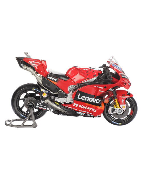 Foto 3 pulgar | Motocicleta de Juguete Maisto Moto GP a Escala 1:18 Ducati Lenovo Team 2022 Rojo