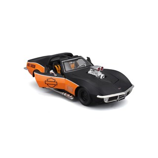 Foto 2 | Auto Maisto Harley Davidson a Escala 1:25 H-d Custom 1970 Chevy Corvette Multicolor