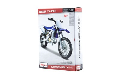 Foto 1 | Motocicleta de Juguete Maisto Línea de Ensamble a Escala 1:12 Al Yamaha YZF450F Multicolor