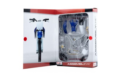 Foto 2 | Motocicleta de Juguete Maisto Línea de Ensamble a Escala 1:12 Al Yamaha YZF450F Multicolor