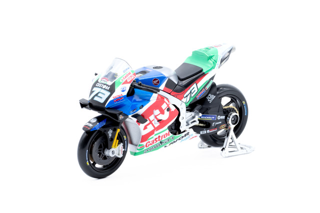 Foto 2 pulgar | Moto de Juguete Maisto Mogo GP a Escala 1:18 LCR Honda MotoGP 2021 Multicolor