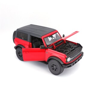Foto 2 | Auto Maisto Special Edition a Escala 1:18 2021 Ford Bronco Wildtrak 2dr Rojo