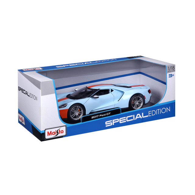 Foto 4 pulgar | Auto Maisto Special Edition a Escala 1:18  2017 Ford Gt Azul