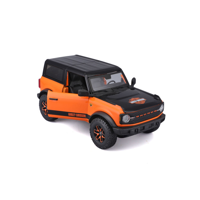 Foto 2 | Auto Maisto Harley Davidson a Escala  1:24 H-d Custom 2021 Ford Bronco Multicolor