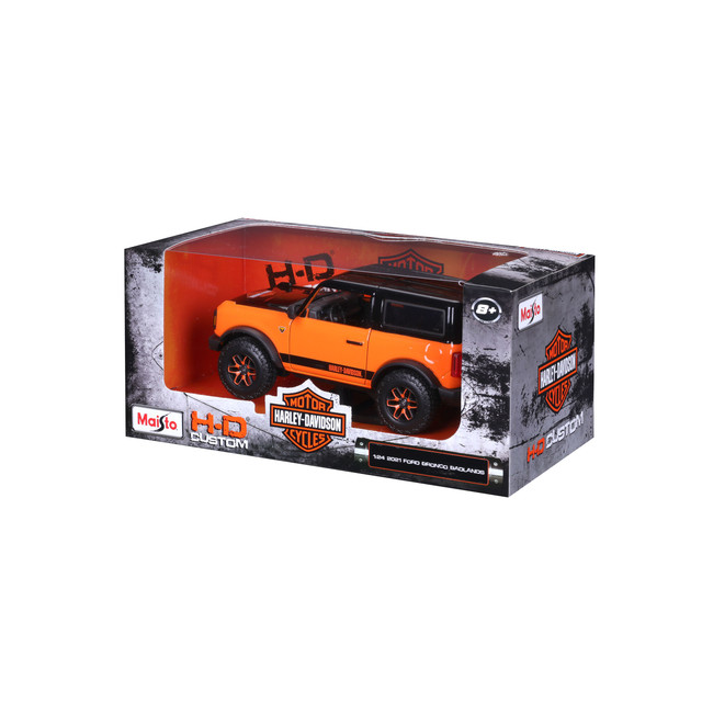 Foto 4 pulgar | Auto Maisto Harley Davidson a Escala  1:24 H-d Custom 2021 Ford Bronco Multicolor
