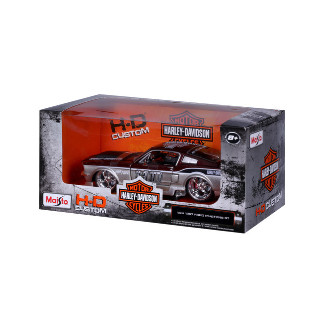 Foto 4 pulgar | Auto Maisto Harley Davidson a Escala 1:24 H-d Custom 1967 Ford Mustang Gt Multicolor