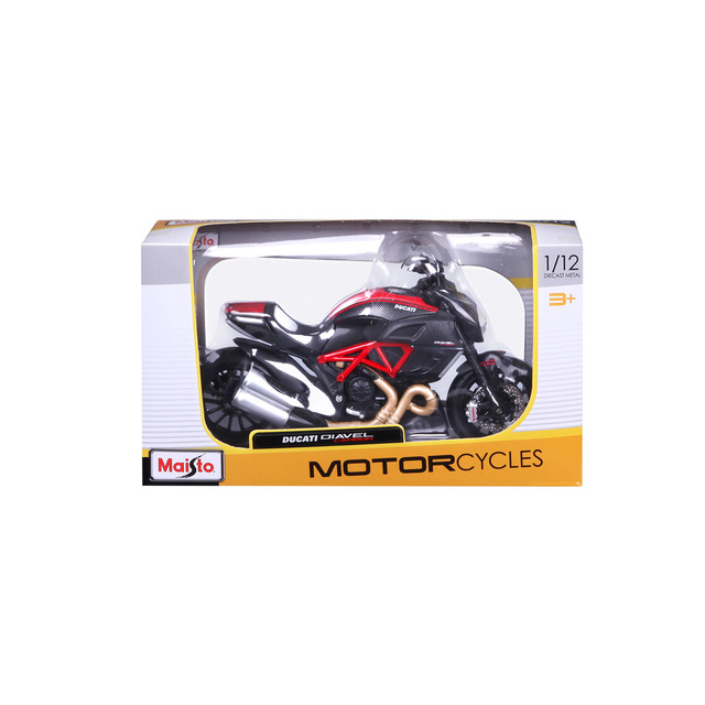 Foto 4 pulgar | Motocicleta Maisto Special Edition A Escala 1:12 Mc Ducati Diavel Carbon
