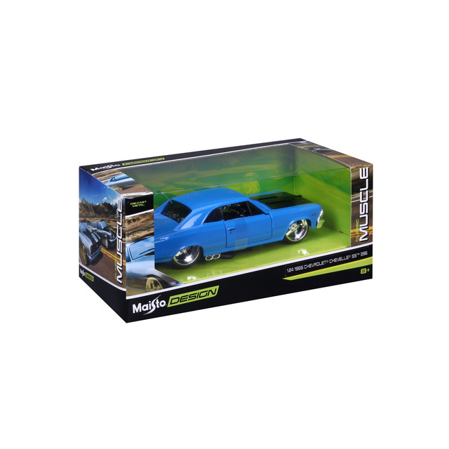 Foto 4 pulgar | Auto Maisto a Escala  1:24 Muscle 1966 Chevy Chevelle Ss 396 28