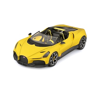 Foto 1 | Coche de Colección Bugatti Mistral amarillo a escala 1:18 de Burago
