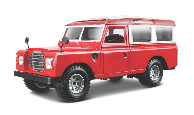 Foto 1 | Auto Burago a Escala  1:25 Land Rover Series Ii  Rojo