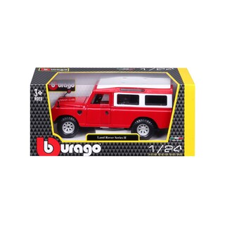 Foto 3 | Auto Burago a Escala 1:25 Land Rover Series Ii Rojo