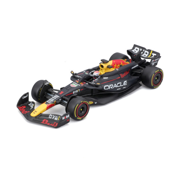 Foto 2 pulgar | Auto Burago Formula 1 a Escala 1:43 Race Oracle Red Bull Rb20 W/helmet 2024 Azul