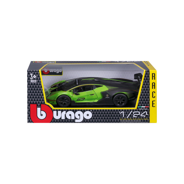 Foto 4 pulgar | Auto Burago a Escala 1:24 Race Lamborghini Essenza Scv12 Multicolor